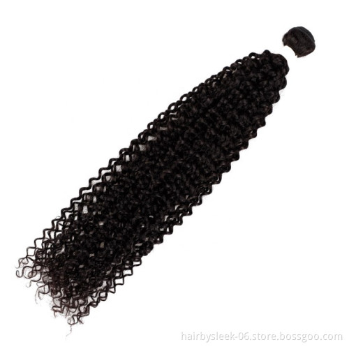 Rebecca new fiber 8A grade non remy 20 to 40 inches kinky curl mini curl water wave 100g natural black brazilian hair bundles